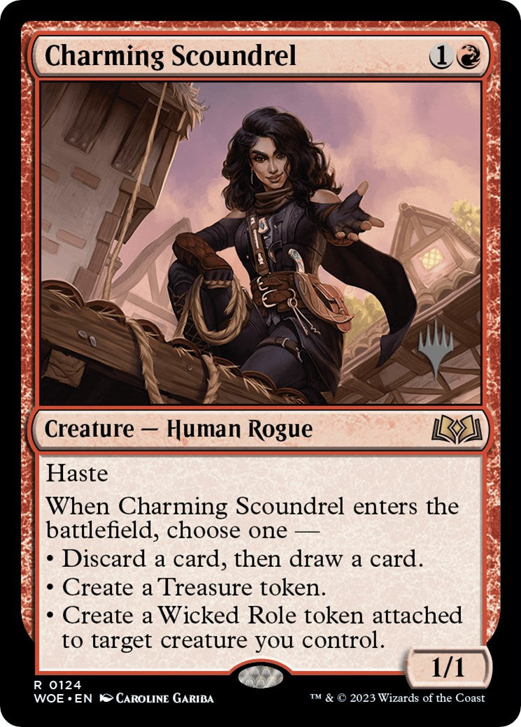 Charming Scoundrel (Promo Pack) [Wilds of Eldraine Promos] | Odin's Place