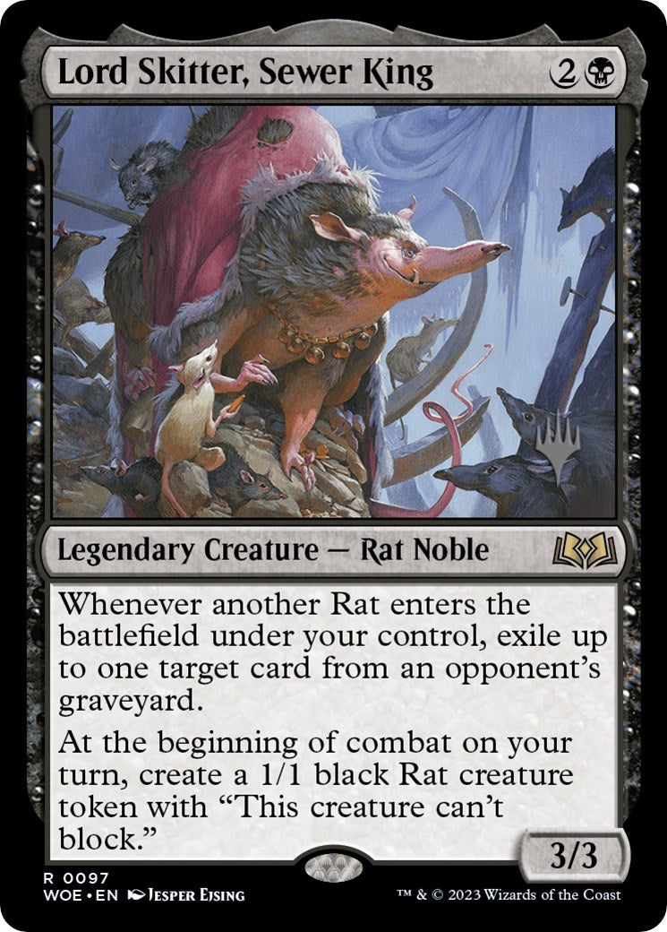 Lord Skitter, Sewer King (Promo Pack) [Wilds of Eldraine Promos] | Odin's Place