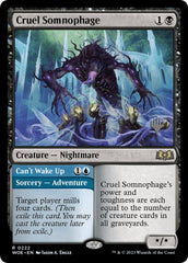 Cruel Somnophage // Can't Wake Up (Promo Pack) [Wilds of Eldraine Promos] | Odin's Place
