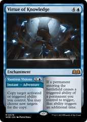 Virtue of Knowledge // Vantress Visions (Promo Pack) [Wilds of Eldraine Promos] | Odin's Place