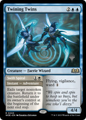 Twining Twins // Swift Spiral (Promo Pack) [Wilds of Eldraine Promos] | Odin's Place