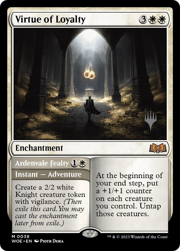 Virtue of Loyalty // Ardenvale Fealty (Promo Pack) [Wilds of Eldraine Promos] | Odin's Place