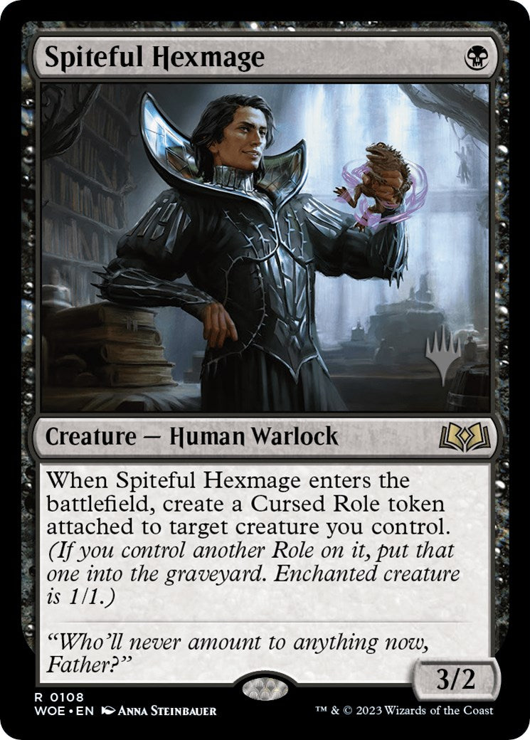 Spiteful Hexmage (Promo Pack) [Wilds of Eldraine Promos] | Odin's Place
