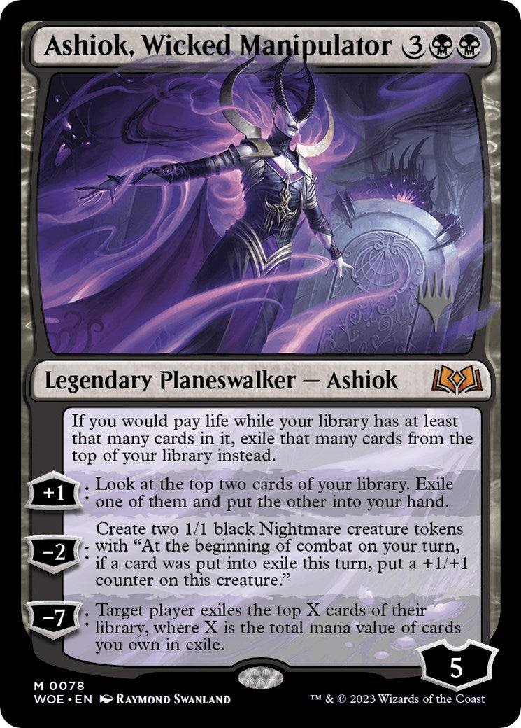 Ashiok, Wicked Manipulator (Promo Pack) [Wilds of Eldraine Promos] | Odin's Place