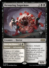 Devouring Sugarmaw // Have for Dinner(Promo Pack) [Wilds of Eldraine Promos] | Odin's Place