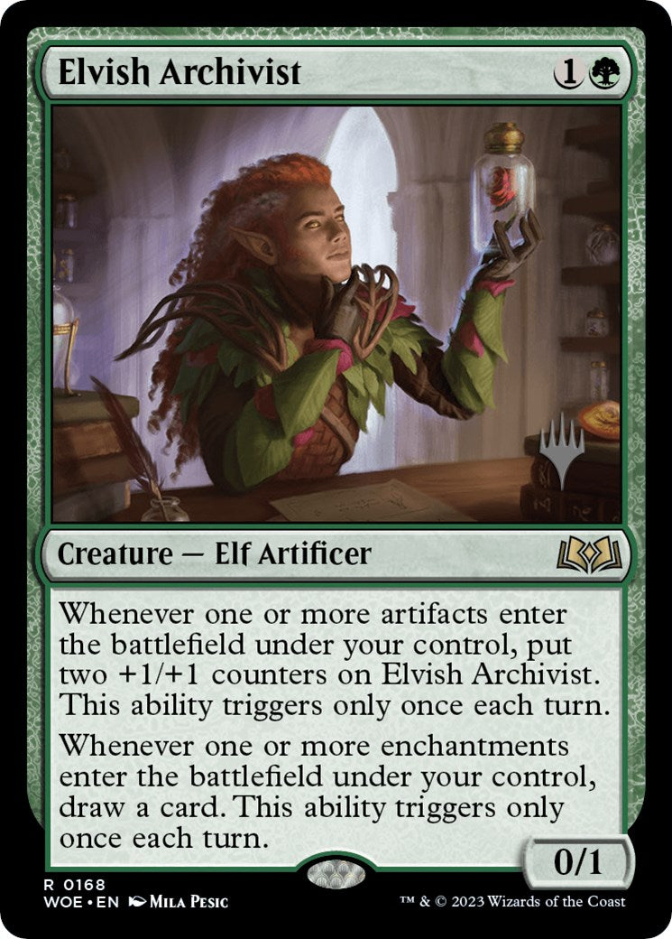 Elvish Archivist (Promo Pack) [Wilds of Eldraine Promos] | Odin's Place