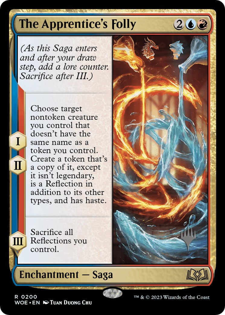 The Apprentice's Folly (Promo Pack) [Wilds of Eldraine Promos] | Odin's Place