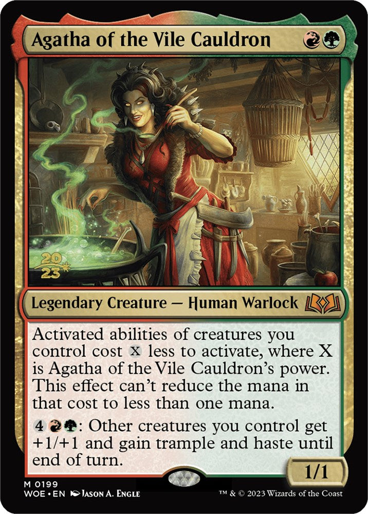 Agatha of the Vile Cauldron [Wilds of Eldraine Prerelease Promos] | Odin's Place