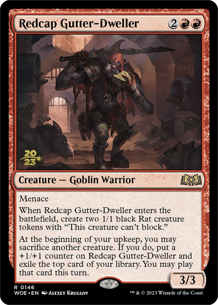 Redcap Gutter-Dweller [Wilds of Eldraine Prerelease Promos] | Odin's Place