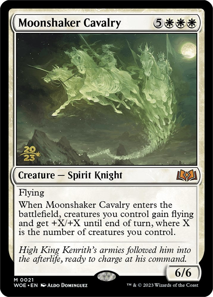 Moonshaker Cavalry [Wilds of Eldraine Prerelease Promos] | Odin's Place