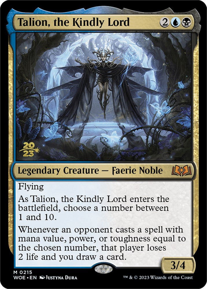 Talion, the Kindly Lord [Wilds of Eldraine Prerelease Promos] | Odin's Place