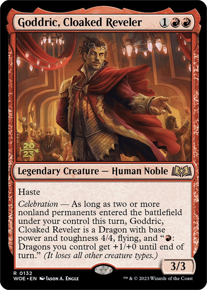 Goddric, Cloaked Reveler [Wilds of Eldraine Prerelease Promos] | Odin's Place