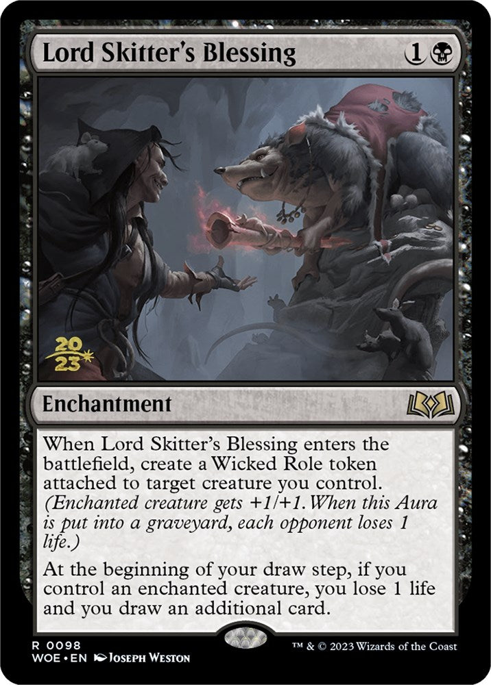 Lord Skitter's Blessing [Wilds of Eldraine Prerelease Promos] | Odin's Place
