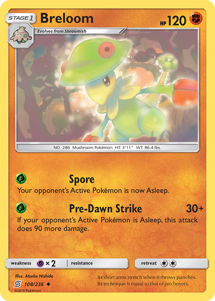 Breloom (108/236) [Sun & Moon: Unified Minds] | Odin's Place