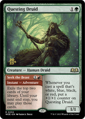 Questing Druid // Seek the Beast [Wilds of Eldraine Prerelease Promos] | Odin's Place