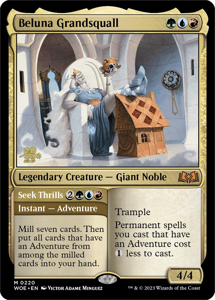 Beluna Grandsquall // Seek Thrills [Wilds of Eldraine Prerelease Promos] | Odin's Place