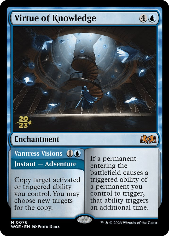 Virtue of Knowledge // Vantress Visions [Wilds of Eldraine Prerelease Promos] | Odin's Place