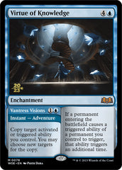 Virtue of Knowledge // Vantress Visions (Promo Pack) [Wilds of Eldraine Promos] | Odin's Place
