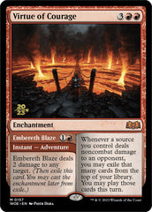 Virtue of Courage // Embereth Blaze [Wilds of Eldraine Prerelease Promos] | Odin's Place