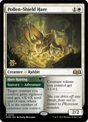 Pollen-Shield Hare // Hare Raising (Promo Pack) [Wilds of Eldraine Promos] | Odin's Place