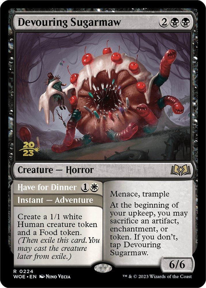 Devouring Sugarmaw // Have for Dinner(Promo Pack) [Wilds of Eldraine Promos] | Odin's Place