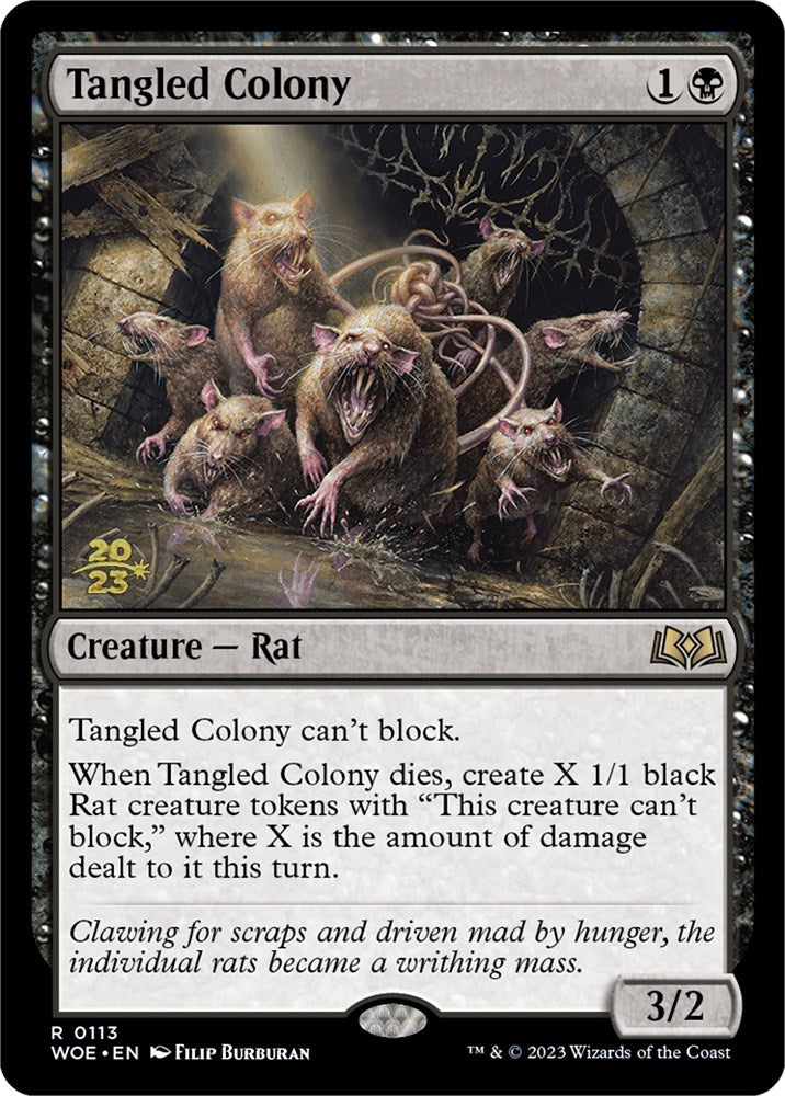 Tangled Colony [Wilds of Eldraine Prerelease Promos] | Odin's Place