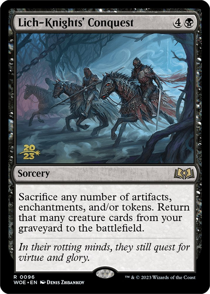 Lich-Knights' Conquest [Wilds of Eldraine Prerelease Promos] | Odin's Place