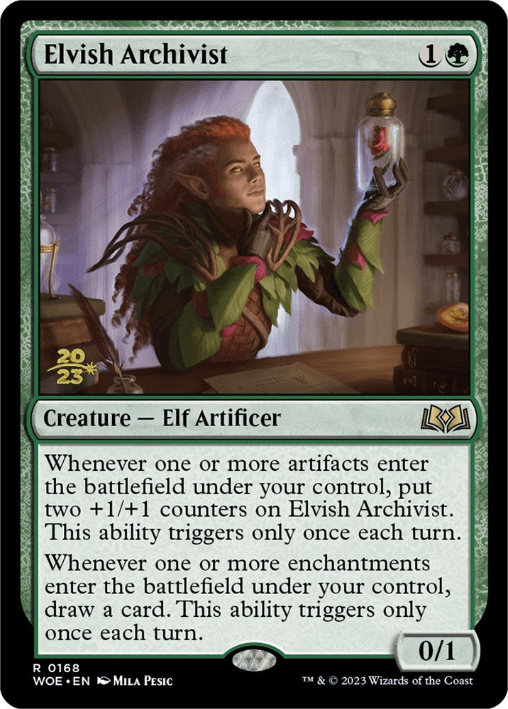 Elvish Archivist [Wilds of Eldraine Prerelease Promos] | Odin's Place