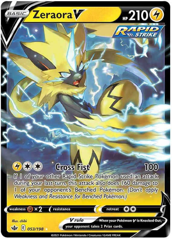 Zeraora V (053/198) [Sword & Shield: Chilling Reign] | Odin's Place