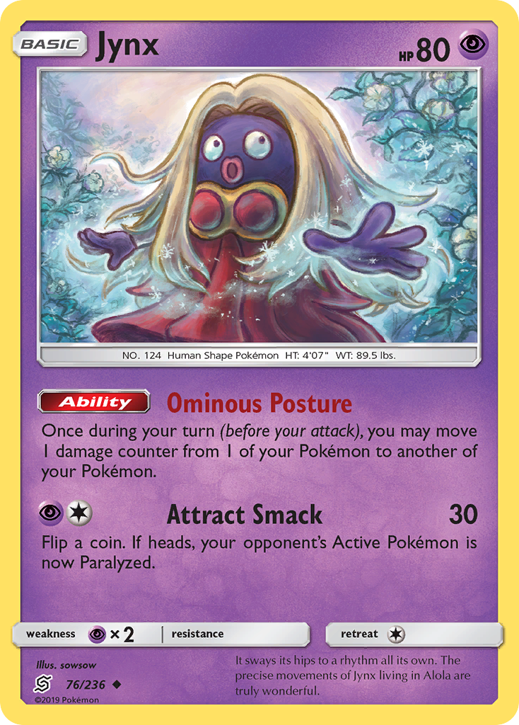 Jynx (76/236) [Sun & Moon: Unified Minds] | Odin's Place