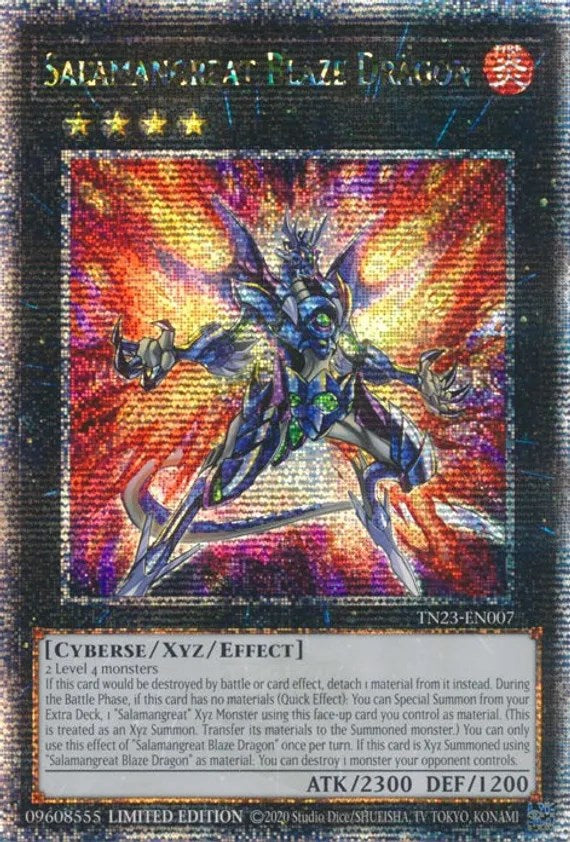 Salamangreat Blaze Dragon [TN23-EN007] Quarter Century Secret Rare | Odin's Place
