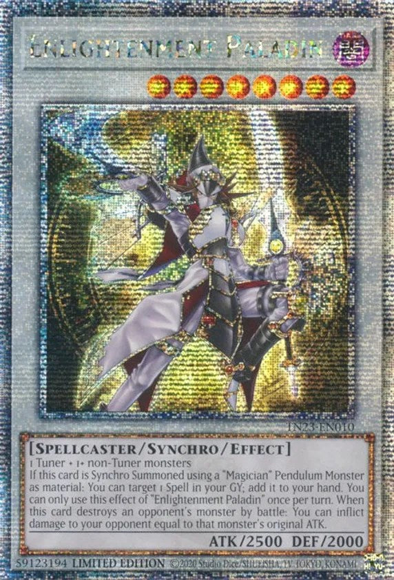 Enlightenment Paladin [TN23-EN010] Quarter Century Secret Rare | Odin's Place