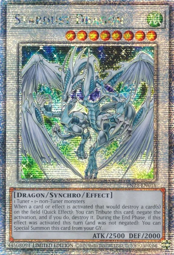 Stardust Dragon [TN23-EN016] Quarter Century Secret Rare | Odin's Place