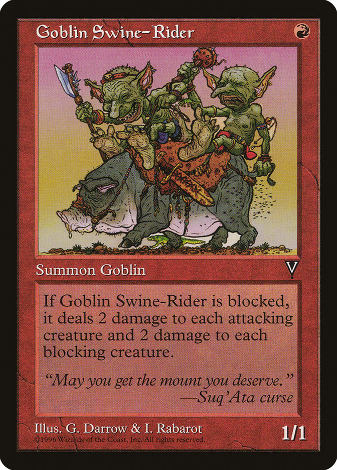 Goblin Swine-Rider (81) [Visions] | Odin's Place