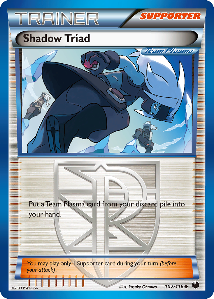 Shadow Triad (102/116) [Black & White: Plasma Freeze] | Odin's Place