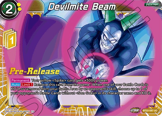 Devilmite Beam (BT22-087) [Critical Blow Prerelease Promos] | Odin's Place