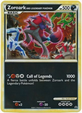 Zoroark and Legendary Pokemon (Jumbo Card) [Miscellaneous Cards] | Odin's Place