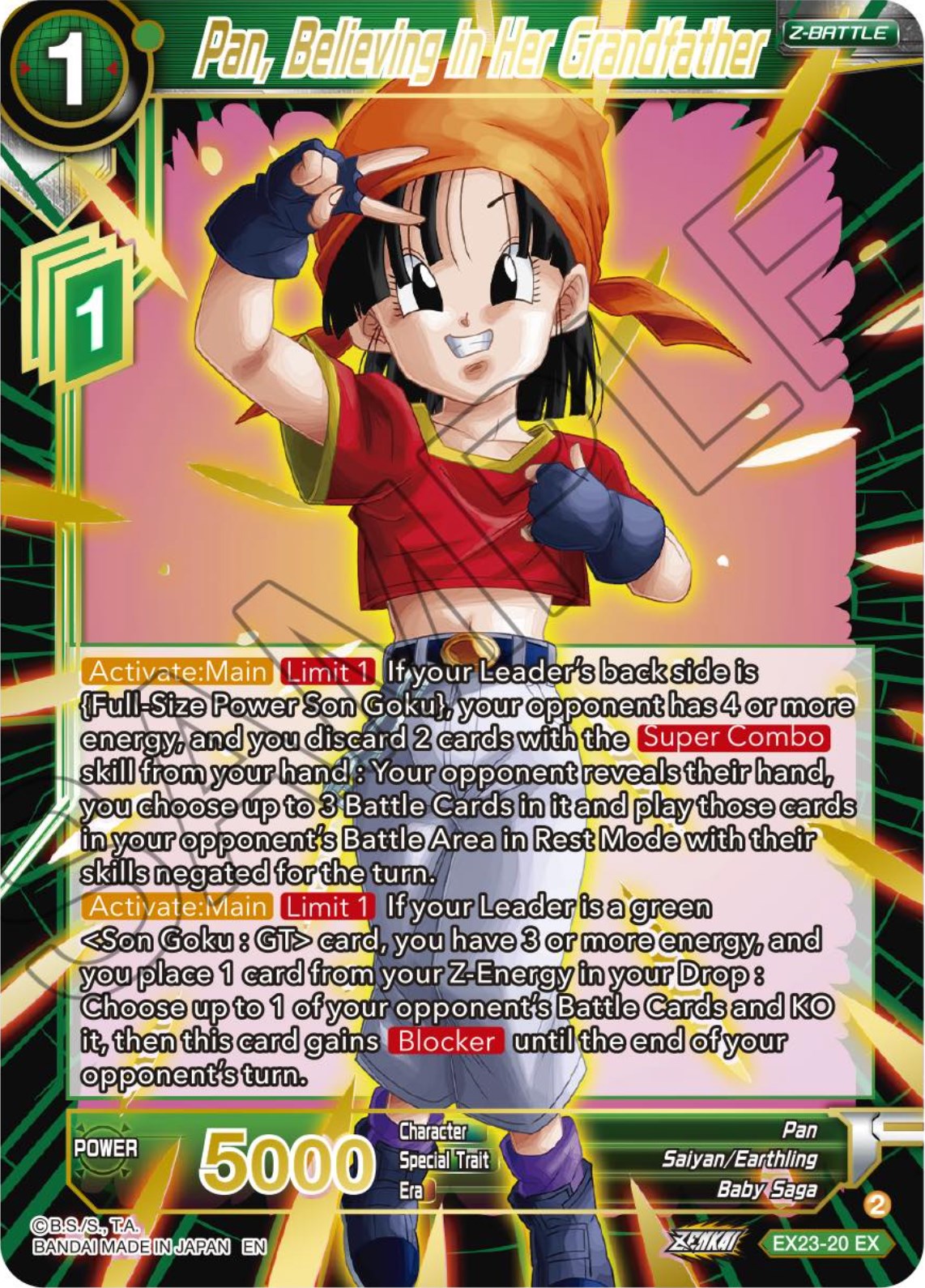 Pan, Believing in Her Grandfather (EX23-20) [Premium Anniversary Box 2023] | Odin's Place