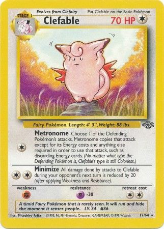 Clefable (17/64) [Jungle Unlimited] | Odin's Place
