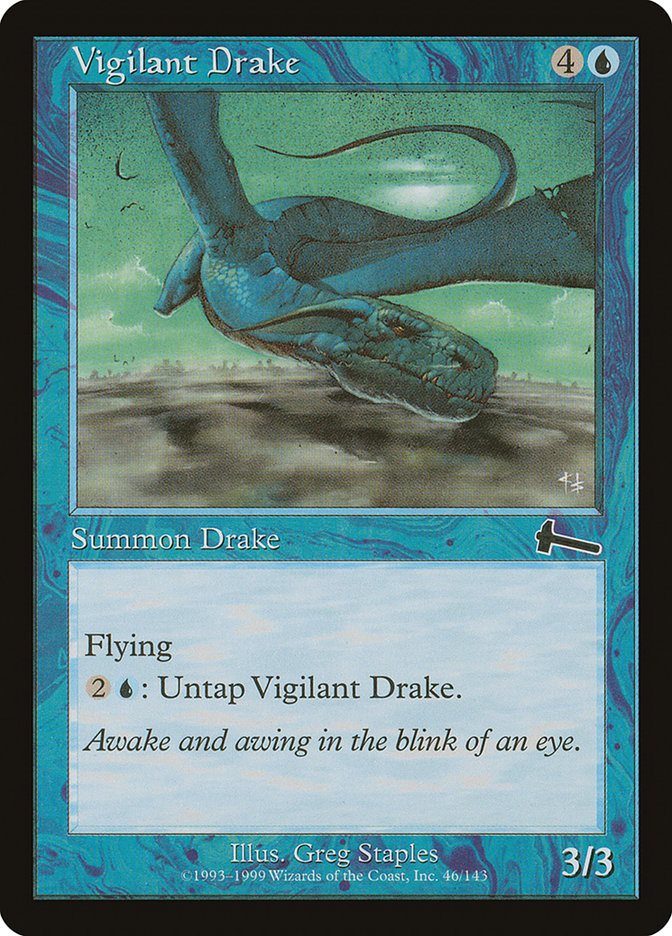 Vigilant Drake (46) [Urza's Legacy] | Odin's Place
