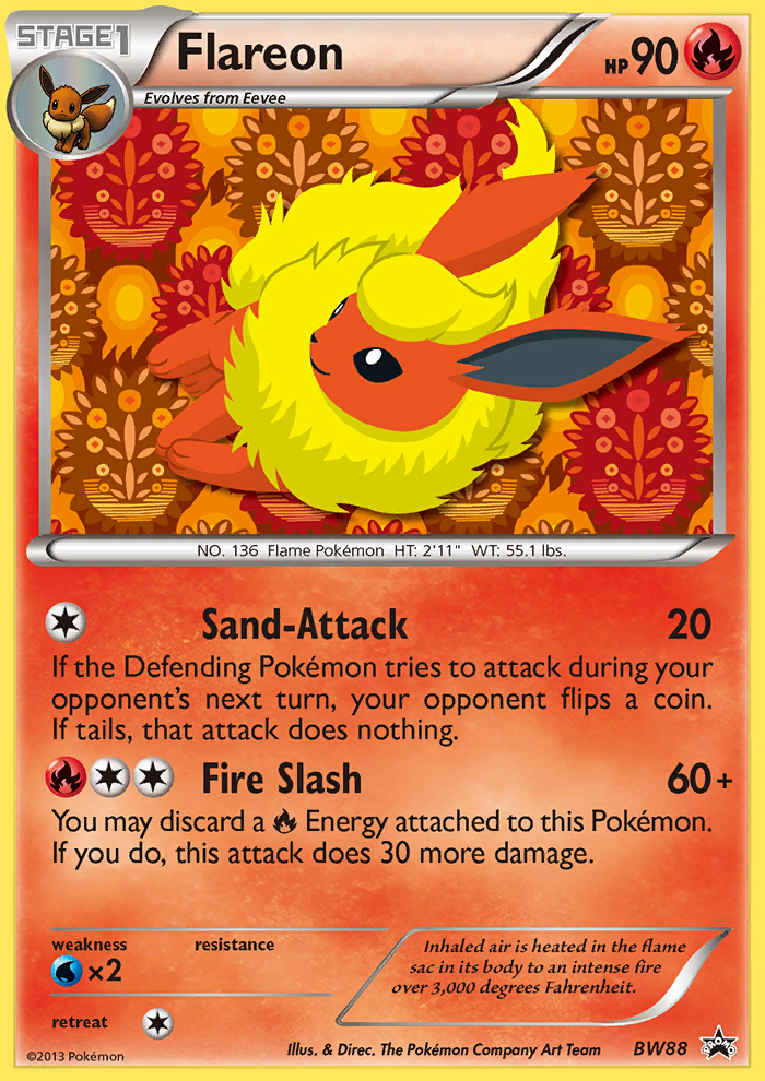 Flareon (BW88) [Black & White: Black Star Promos] | Odin's Place