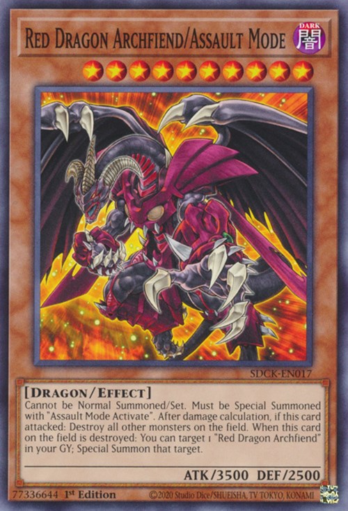 Red Dragon Archfiend/Assault Mode [SDCK-EN017] Common | Odin's Place