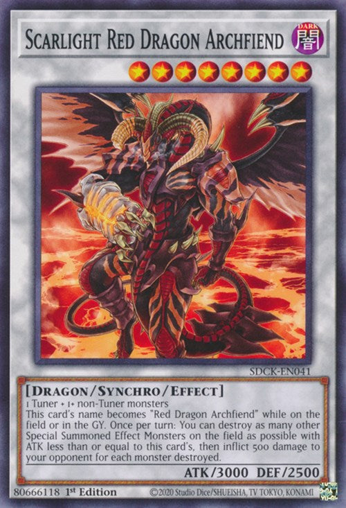 Scarlight Red Dragon Archfiend [SDCK-EN041] Common | Odin's Place