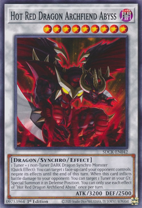 Hot Red Dragon Archfiend Abyss [SDCK-EN042] Common | Odin's Place