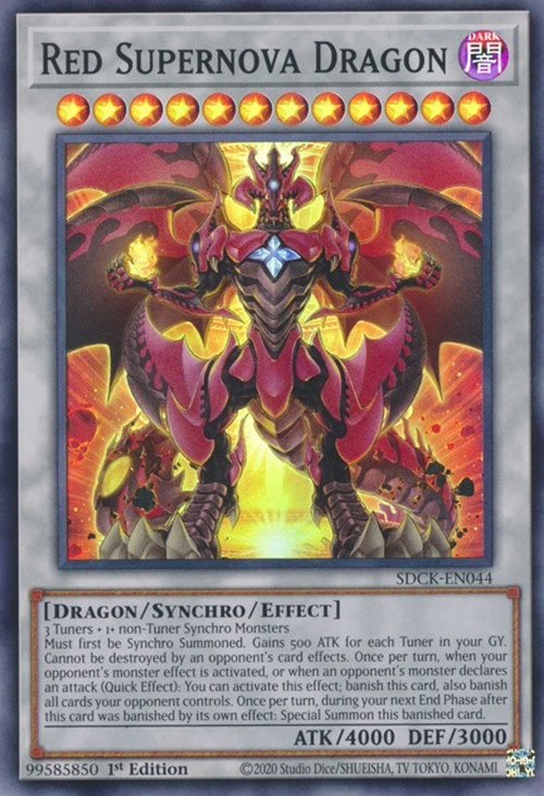 Red Supernova Dragon [SDCK-EN044] Super Rare | Odin's Place