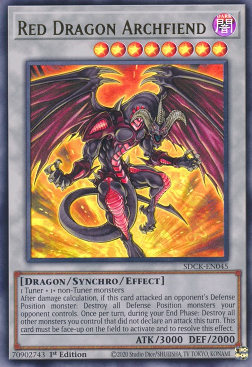 Red Dragon Archfiend [SDCK-EN045] Ultra Rare | Odin's Place
