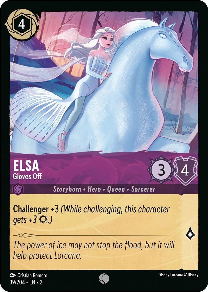 Elsa - Gloves Off (39/204) [Rise of the Floodborn] | Odin's Place