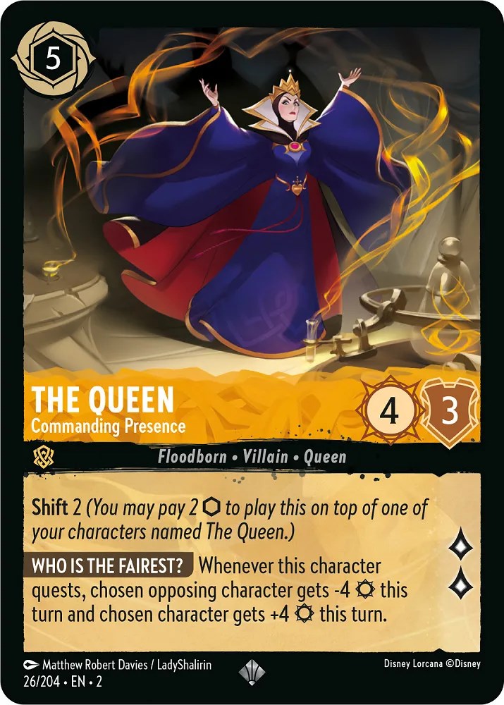 The Queen - Commanding Presence (26/204) [Rise of the Floodborn] | Odin's Place