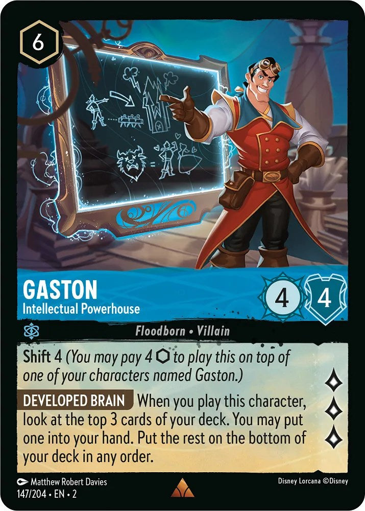 Gaston - Intellectual Powerhouse (147/204) [Rise of the Floodborn] | Odin's Place