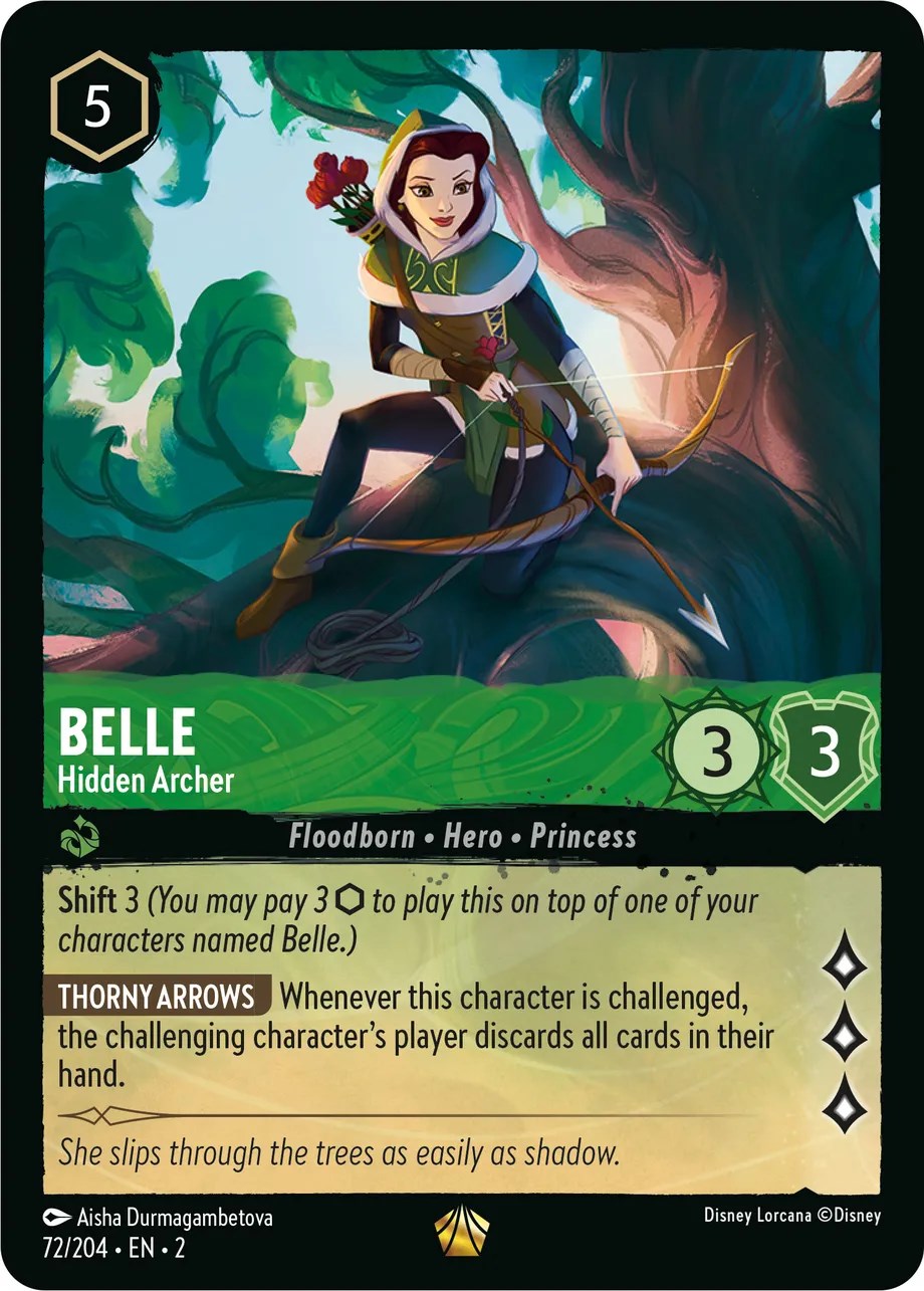 Belle - Hidden Archer (72/204) [Rise of the Floodborn] | Odin's Place
